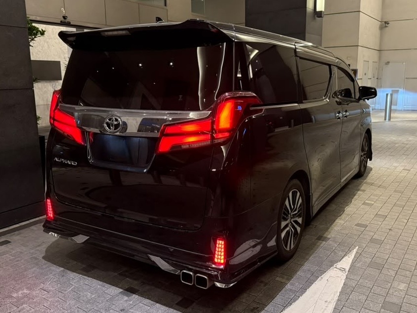Alphard 30 series rear view